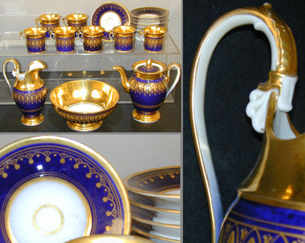 Lot image - Paris Porcelain Partial Coffee Service