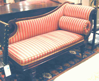 Lot image - William IV Mahogany Recamier