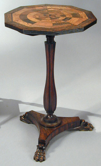 Lot image - Regency Rosewood Occasional Table