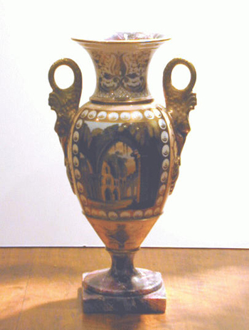 Lot image - Pair of Paris Porcelain Vases