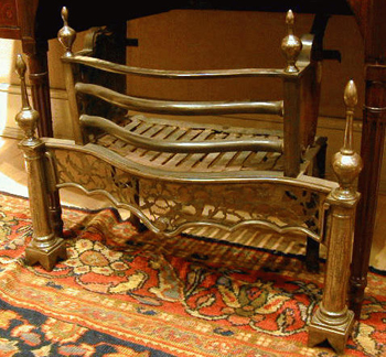 Lot image - Georgian Steel Fire Grate