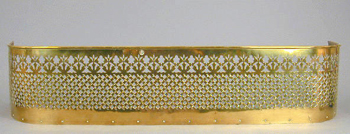 Lot image - English Brass Fire Fender