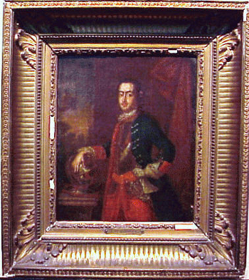 Lot image - Circle of Largilliere PORTRAIT OF A COUNT Bears signature (ll) Oil on canvas 12 1/4 x 9 3/4 inches (31.1 x 24.8 cm.)...