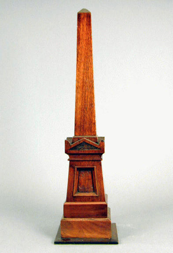 Lot image - Neoclassical Style Mahogany Obelisk