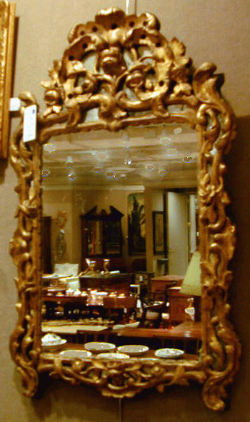 Lot image - Louis XV Carved Gilt-Wood Mirror