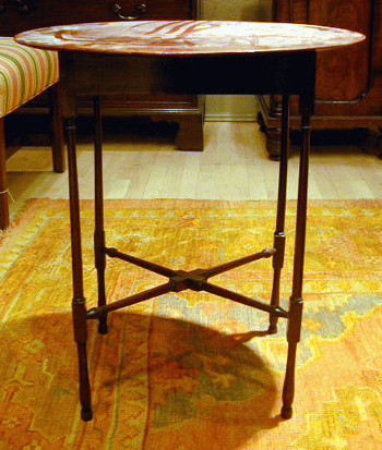 Lot image - George III Style Mahogany Occasional Table