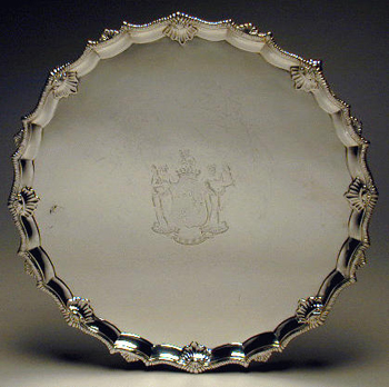 Lot image - George III Silver Salver