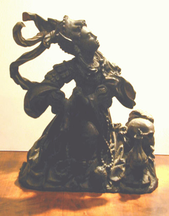 Lot image - Continental Carved Figure
