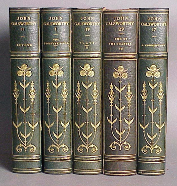 Lot image - [BINDING] GALSWORTHY, JOHN The Works   30 volumes