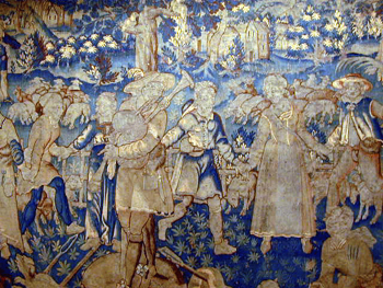 Lot image - Aubusson Tapestry Panel