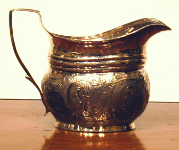 Lot image - Three Georgian Silver Articles