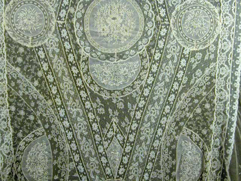 Lot image - Normandy Lace Bedcover 1920s