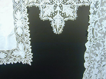Lot image - Three Lace Tablecloths 1920s