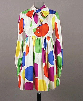 Lot image - Geoffrey Beene Bubble Dress Circa 1968
