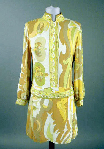 Lot image - Pucci Chiffon Mini Dress Late 1960s