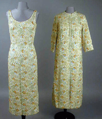 Lot image - Beaded Evening Ensemble 1960s