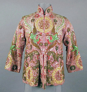 Lot image - Sequined Chinoiserie Jacket 1940s