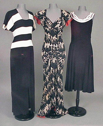 Lot image - Group of Three Howard Greer Dresses 1940s