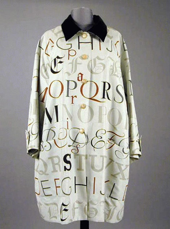 Lot image - Hermes Alphabet Raincoat