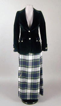 Lot image - Burberry Kilt Ensemble 1960s