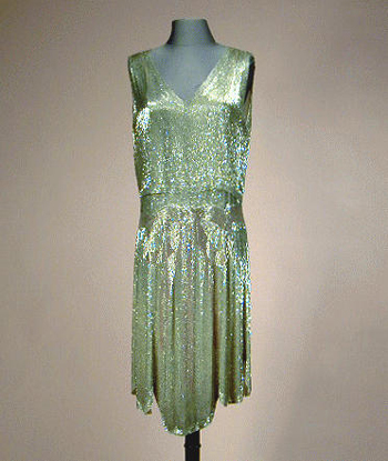 Lot image - Lanvin Shimmering Silver Beaded Chemise