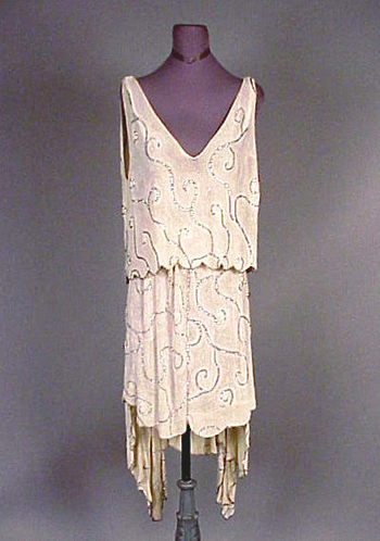 Lot image - Seed Pearl Swirl Chemise Dress
