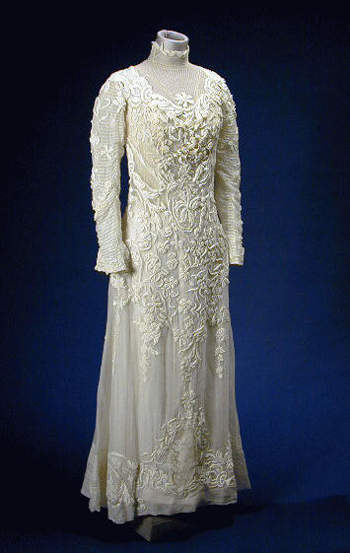 Lot image - Embroidered Mull Garden Party Dress