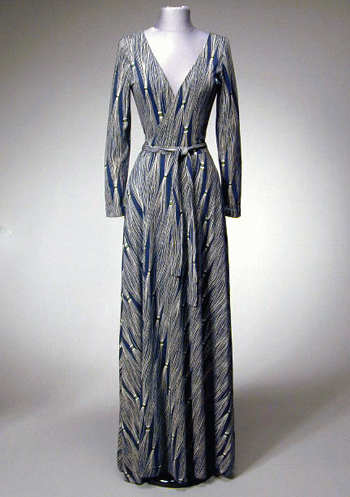 Lot image - Diane Von Furstenberg Long Wrap Dress