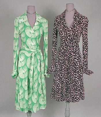 Lot image - Two Diane Von Furstenberg Wrap Dresses