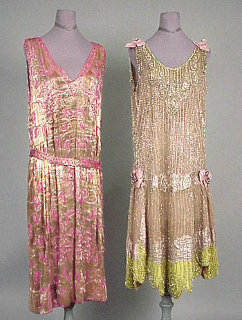 Lot image - Two Beaded Party Frocks