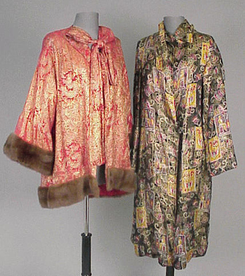 Lot image - Two Lame Evening Wraps