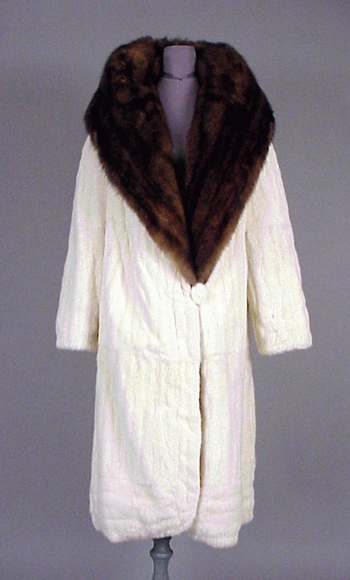 Lot image - Luxuriant Ermine and Sable Coat