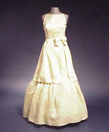 Lot image - Lanvin Yellow Silk Ballgown