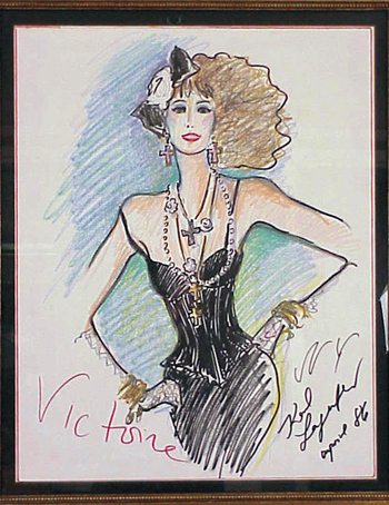 Lot image - Karl Lagerfeld Fashion Sketch