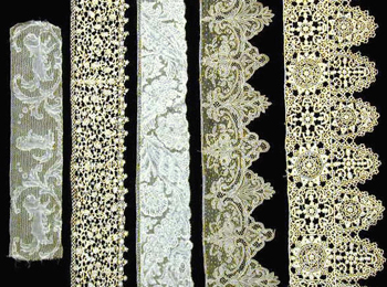 Lot image - Group of Fine Antique Laces
