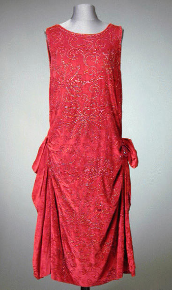 Lot image - Raspberry Velvet Chemise Dress