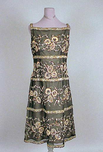 Lot image - Balmain Beaded Cocktail Dress