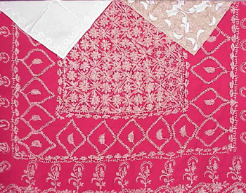 Lot image - Three Folkloric Embroidered Tablecloths