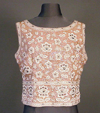 Lot image - Pink Beaded and Sequined Top