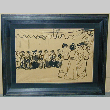 Lot image - Kees van Dongen  French/Dutch, 1877-1968 LES MERES AU BAL