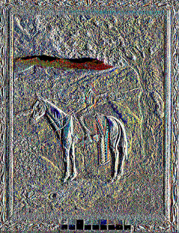 Lot image - Horacio Mexican, 1912-1972 BOY ON HORSEBACK Signed Horacio (lr) Oil on canvas 23 1/2 x 18 1/4 inches