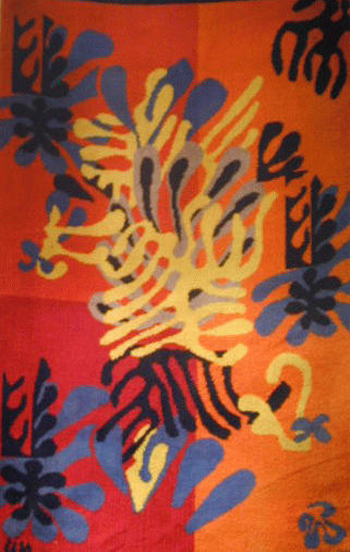 Lot image - Wool Rug After Henri Matisse, Mimosa