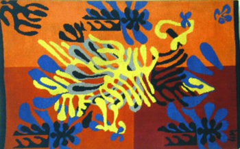 Lot image - Wool Tapestry After Henri Matisse, Mimosa