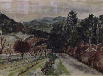 Lot image - Andre Dunoyer de Segonzac  French, 1884-1974 PAYSAGE