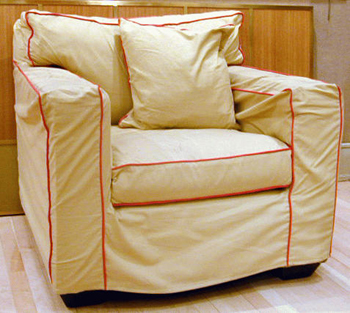 Lot image - Upholstered Club Chair