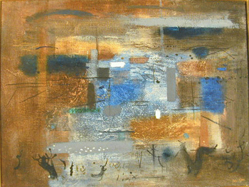 Lot image - John Piper British, 1903-1992 HILLTOWN, FRANCE