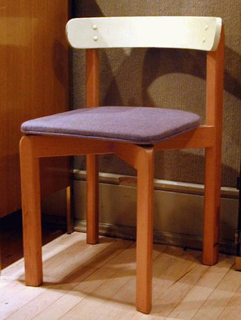 Lot image - Set of Seven Beechwood Dining Chairs