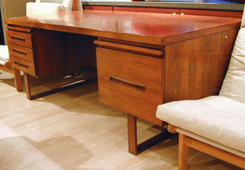 Lot image - Danish Rosewood Desk