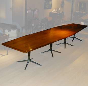 Lot image - Burl and Rosewood Conference Table