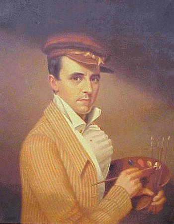 Lot image - Eliab Metcalf 1785 - 1834 SELF PORTRAIT, HAVANA, CUBA, circa 1830 Oil on canvas 30 x 24 inches...
